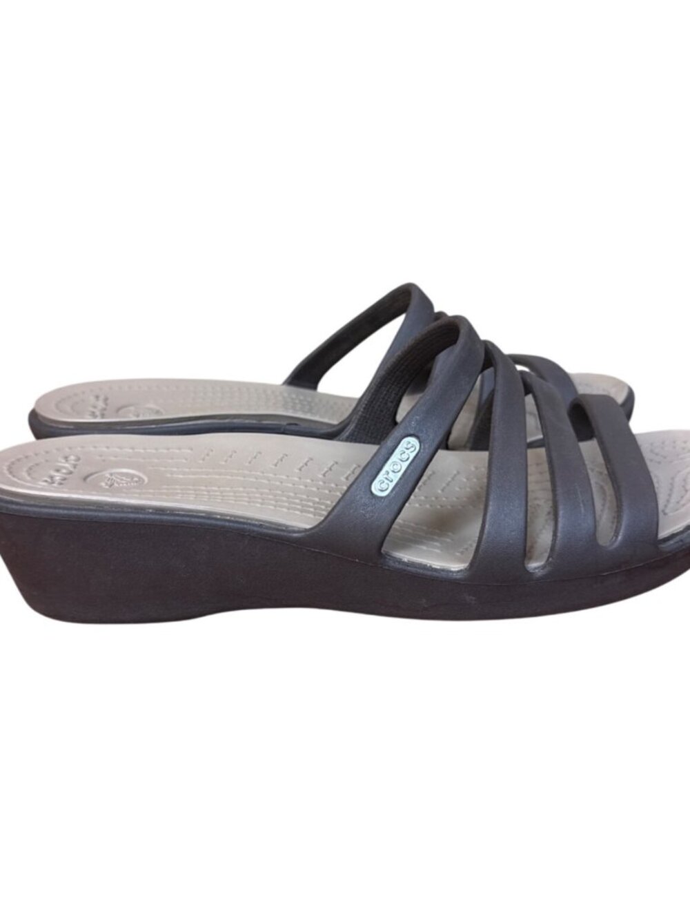 Crocs Rhonda Wedge Sandals 8